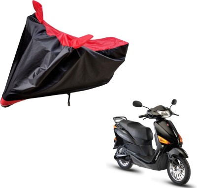 Amanzo Two Wheeler Cover for Hero(Electric Optima, Black, Red)