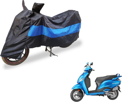 Auto Hub Two Wheeler Cover for Hero(Maestro, Black, Blue)