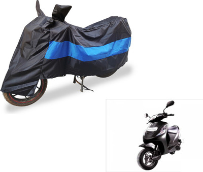 Flipkart SmartBuy Two Wheeler Cover for Mahindra(Kine, Black, Blue)