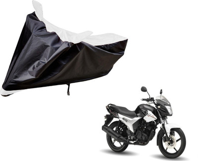 Amanzo Two Wheeler Cover for Yamaha(SZ R, Black, White)