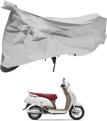 dhcreation Two Wheeler Cover for Suzuki(Access SE, Silver)