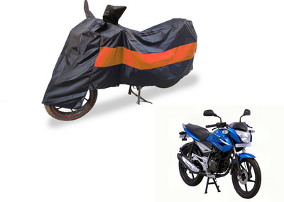Flipkart SmartBuy Two Wheeler Cover for Bajaj(XCD 125cc, Black, Orange)
