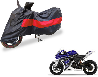 Flipkart SmartBuy Two Wheeler Cover for Yamaha(YZF R25, Black, Red)