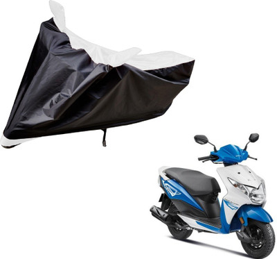 Auto Hub Two Wheeler Cover for Honda(Deo, Black, White)