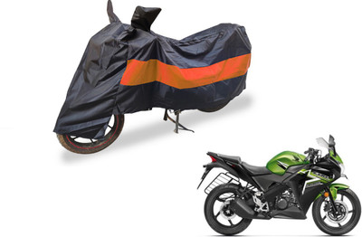 Flipkart SmartBuy Two Wheeler Cover for Honda(CBR 150R, Black, Orange)