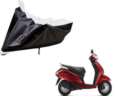 Auto Hub Two Wheeler Cover for Honda(Activa 125, Black, White)
