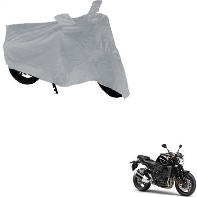 AuTO ADDiCT Waterproof Two Wheeler Cover for Yamaha(FZ-S, Silver)