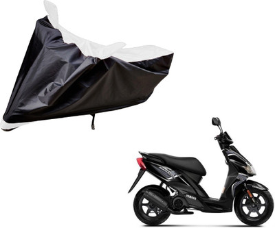 Auto Hub Two Wheeler Cover for Yamaha(Jog R, Black, White)