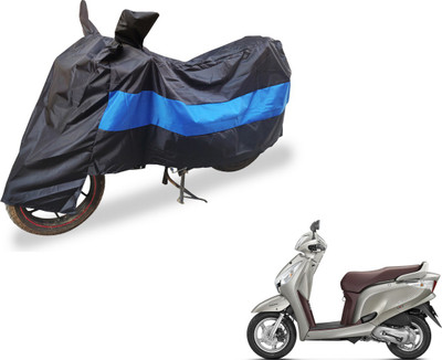 Flipkart SmartBuy Two Wheeler Cover for Honda(Aviator, Black, Blue)
