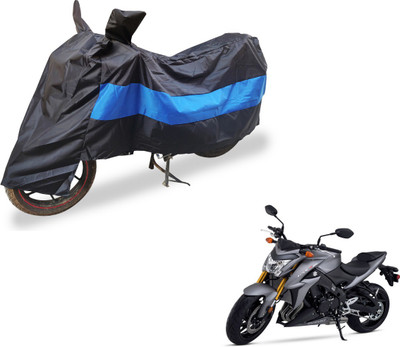Flipkart SmartBuy Two Wheeler Cover for Suzuki(GSX, Black, Blue)