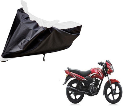 Auto Hub Two Wheeler Cover for TVS(Sport, Black, White)