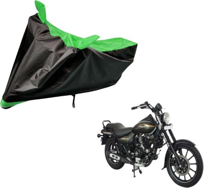 Auto Hub Two Wheeler Cover for Bajaj(Avenger 220 Street, Black, Green)