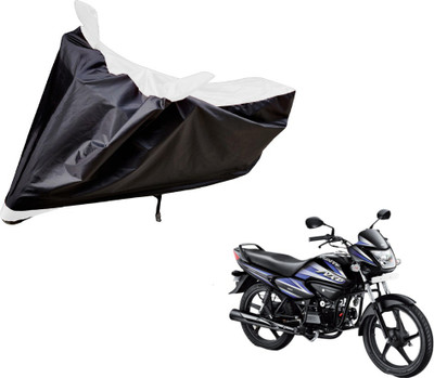 Auto Hub Two Wheeler Cover for Hero(Splendor NXG, Black, White)