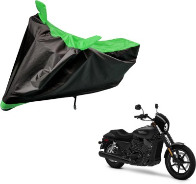 Auto Hub Two Wheeler Cover for Harley Davidson(Black, Green)