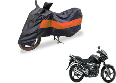 Flipkart SmartBuy Two Wheeler Cover for Suzuki(GS, Black, Orange)