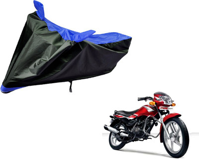 Auto Hub Two Wheeler Cover for TVS(Star Sport, Black, Blue)