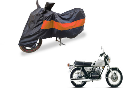 Flipkart SmartBuy Two Wheeler Cover for Yamaha(RD 350, Black, Orange)