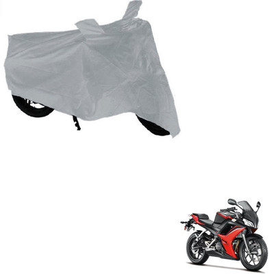 AuTO ADDiCT Waterproof Two Wheeler Cover for Hero(Silver)
