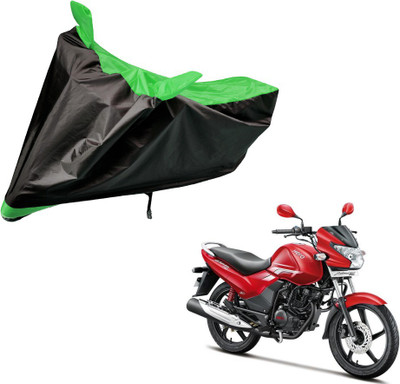 Auto Hub Two Wheeler Cover for Hero(Achiever, Black, Green)