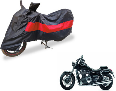 Auto Hub Two Wheeler Cover for Triumph(Black, Red)
