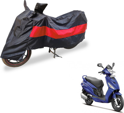 Auto Hub Two Wheeler Cover for Hero(Maestro Edge, Black, Red)