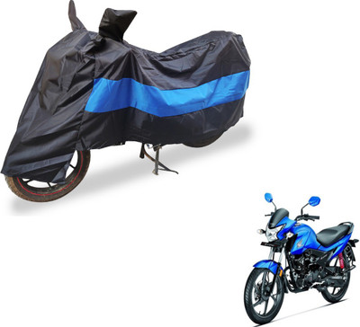 Auto Hub Two Wheeler Cover for Honda(Livo, Black, Blue)