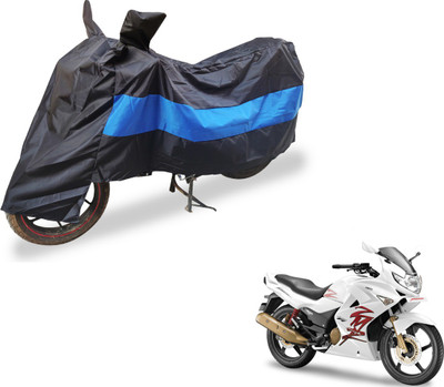 Auto Hub Two Wheeler Cover for Hero(Karizma ZMR, Black, Blue)
