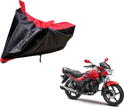 Auto Hub Two Wheeler Cover for Hero(Passion Xpro, Black, Red)