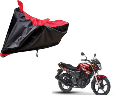 Auto Hub Two Wheeler Cover for Yamaha(SZ X, Black, Red)