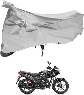 dhcreation Two Wheeler Cover for Hero(Passion Xpro, Silver)
