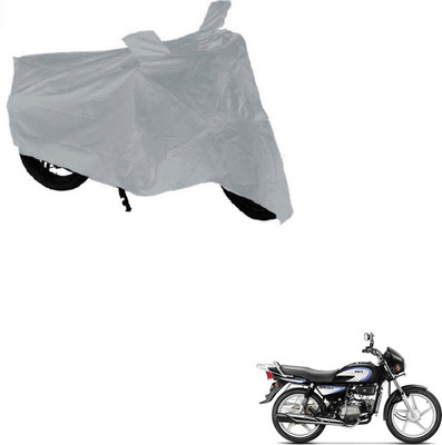 AuTO ADDiCT Waterproof Two Wheeler Cover for Hero(Splendor Pro, Silver)