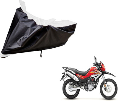 Auto Hub Two Wheeler Cover for Hero(Impulse, Black, White)