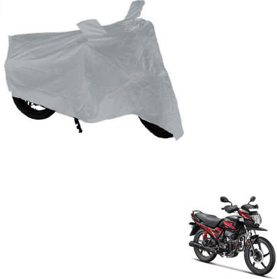 AuTO ADDiCT Waterproof Two Wheeler Cover for Hero(Passion Pro TR, Silver)