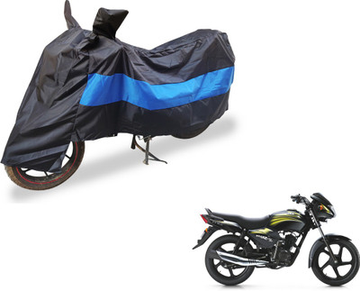 Auto Hub Two Wheeler Cover for TVS(Star City, Black, Blue)