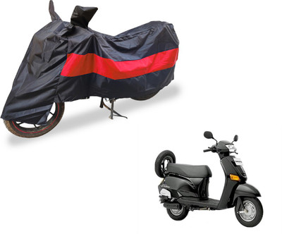 Flipkart SmartBuy Two Wheeler Cover for Honda(Black, Red)