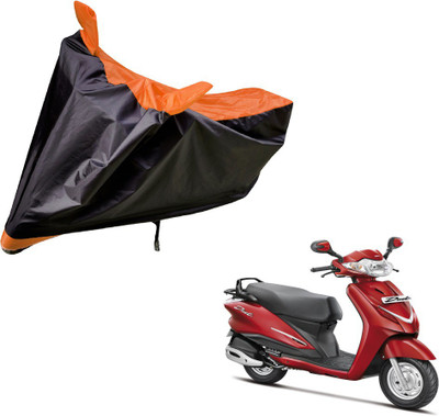 Auto Hub Two Wheeler Cover for Hero(Duet, Black, Orange)