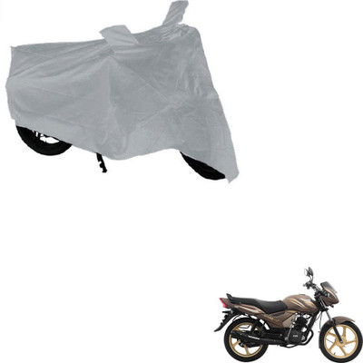 AuTO ADDiCT Waterproof Two Wheeler Cover for TVS(Star City, Silver)