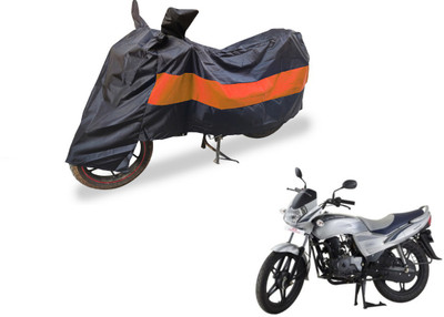 Flipkart SmartBuy Two Wheeler Cover for LML(Freedom, Black, Orange)