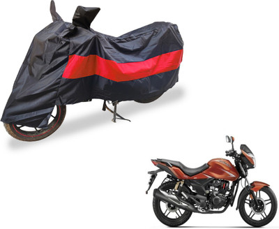 Auto Hub Two Wheeler Cover for Hero(CBZ Extreme, Black, Red)