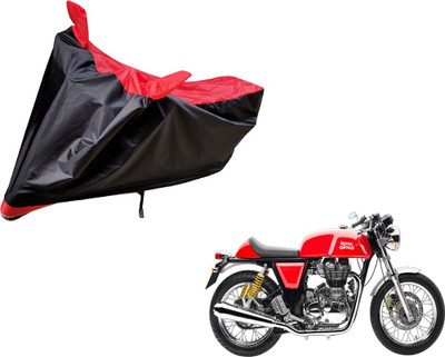 Auto Hub Two Wheeler Cover for Royal Enfield(Continental GT, Black, Red)