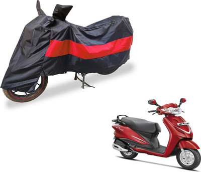 Auto Hub Two Wheeler Cover for Hero(Duet, Black, Red)