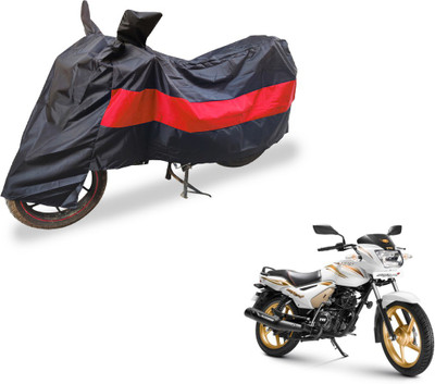 Amanzo Two Wheeler Cover for TVS(Star City, Black, Red)