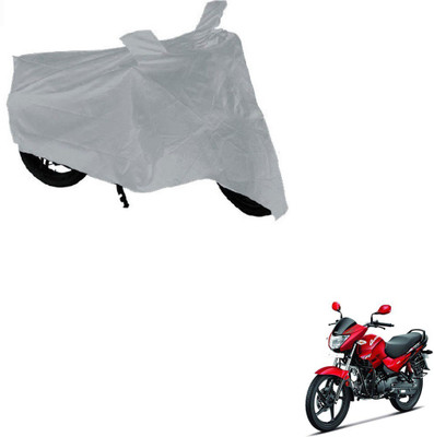 AuTO ADDiCT Waterproof Two Wheeler Cover for Hero(Glamour FI, Silver)