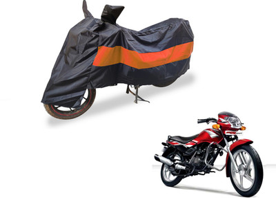 Auto Hub Two Wheeler Cover for TVS(Star Sport, Black, Orange)