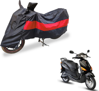 Auto Hub Two Wheeler Cover for Hero(Electric Optima, Black, Red)