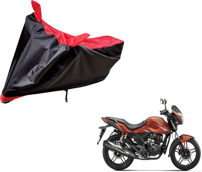 Auto Hub Two Wheeler Cover for Hero(CBZ Extreme, Black, Red)