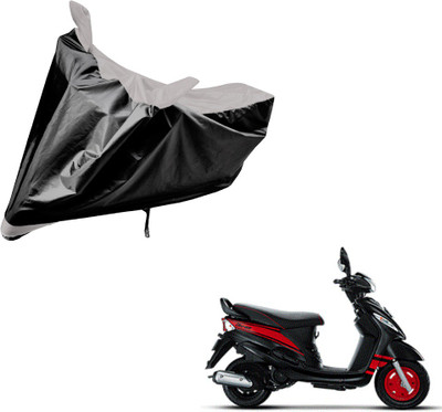 Auto Hub Two Wheeler Cover for Mahindra(Rodeo, Black, Silver)