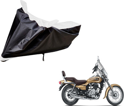 Auto Hub Two Wheeler Cover for Bajaj(Avenger 220 Cruise, Black, White)