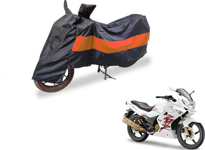 Amanzo Two Wheeler Cover for Hero(Karizma ZMR, Black, Orange)