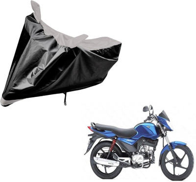 Auto Hub Two Wheeler Cover for Mahindra(Stallio, Black, Silver)